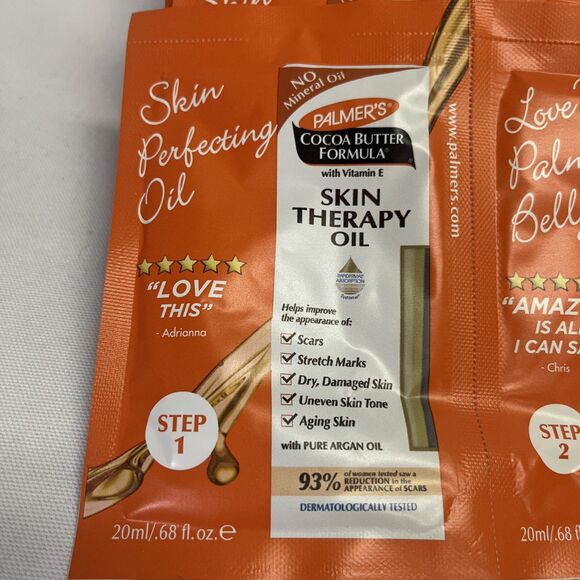 10 Ct Palmers Cocoa Butter Skin Therapy Oil/Lotion Stretch Marks Sample - Picture 2 of 5
